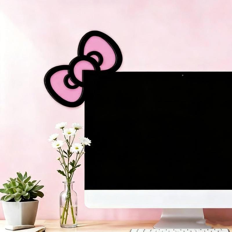 새로운 1/2Pcs 나무 Bowknot PC 액세서리  - Office Technologies 리뷰 및 가격