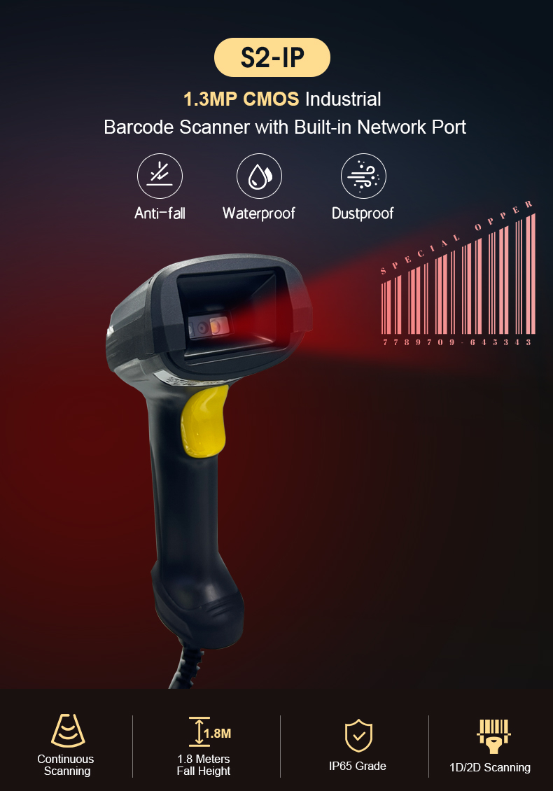 Rakinda 산업용 핸드헬드 1D 2D 32비트 유선 - Barcode Scanner 2D 리뷰 및 가격