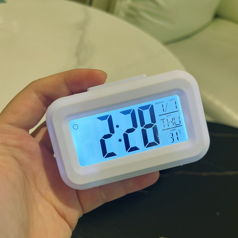 침실 사무실용 스마트 디지털 알람 시계 블랙 화이트 L - Digital Timer Countdown 리뷰 및 가격