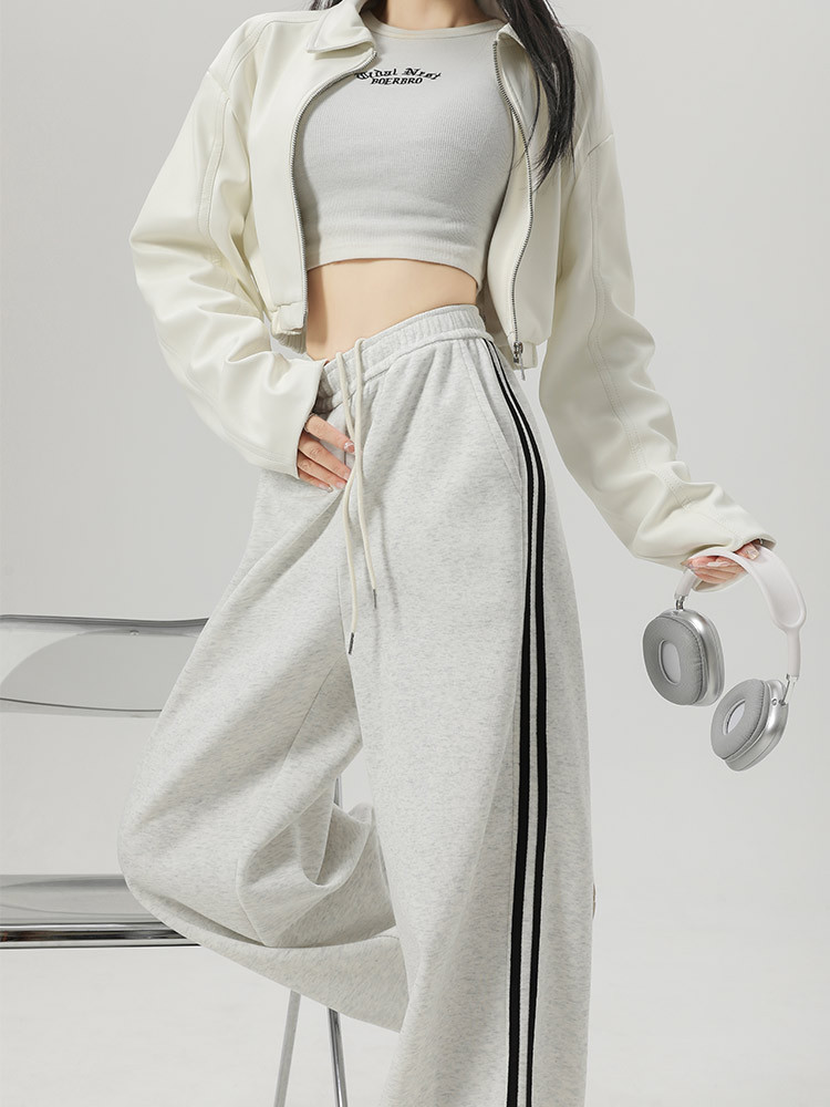 와이드 레그 팬츠 귀여운 여성용 봄 도파민 주름 방지  - Office Tech Wear 리뷰 및 가격